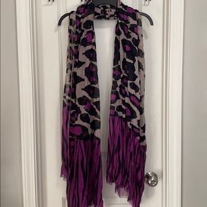 Animal print scarf